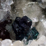 7.7cms GEM SILICA CHRYSOCOLLA Atacamite Malachite Druzy Quartz Stalactites Lily Mine Peru Mineral Specimen D268
