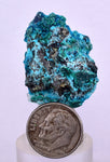 3.1cms  QUARTZ CHRYSOCOLLA TENTADORA Mine Peru Grape Botryoidal Stalactite Crystals Rare Ajoite (?)Mineral Specimen Collectors C12