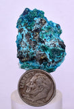 3.1cms  QUARTZ CHRYSOCOLLA TENTADORA Mine Peru Grape Botryoidal Stalactite Crystals Rare Ajoite (?)Mineral Specimen Collectors C12