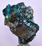 5.2cms  QUARTZ CHRYSOCOLLA TENTADORA Mine Peru Grape Botryoidal Stalactite Crystals Rare Ajoite (?)Mineral Specimen Collectors C13