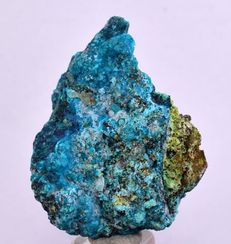 3.5cms  QUARTZ CHRYSOCOLLA TENTADORA Mine Peru Grape Botryoidal Stalactite Crystals Rare Ajoite (?)Mineral Specimen Collectors C15