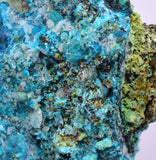 3.5cms  QUARTZ CHRYSOCOLLA TENTADORA Mine Peru Grape Botryoidal Stalactite Crystals Rare Ajoite (?)Mineral Specimen Collectors C15