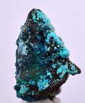 2.6cms  QUARTZ CHRYSOCOLLA TENTADORA Mine Peru Grape Botryoidal Stalactite Crystals Rare Ajoite (?)Mineral Specimen Collectors C16