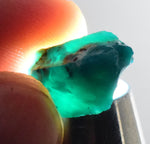 7carats GEM SILICA CHRYSOCOLLA Chalcedony Peru High Yield New Find Rough Sky Blue Translucent Rare Mineral Specimen S115