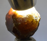 2cm GARNET GROSSULAR HESSONITE Dodecahedron Crystals Peur Mineral Specimen G248