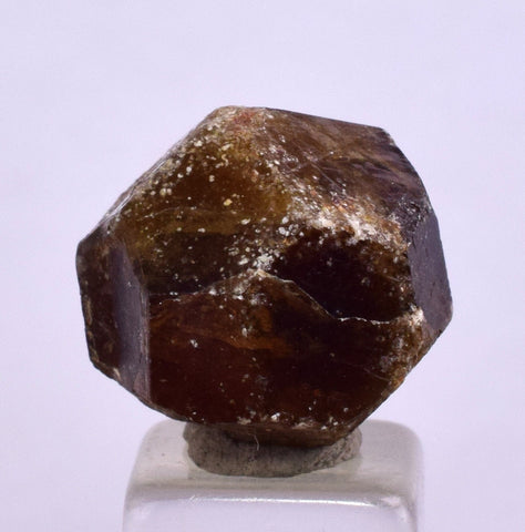1.3cm GARNET GROSSULAR HESSONITE Dodecahedron Crystals Peur Mineral Specimen G250