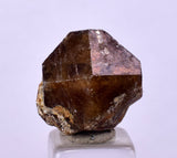 1.4cm GARNET GROSSULAR HESSONITE Dodecahedron Crystals Peur Mineral Specimen G251