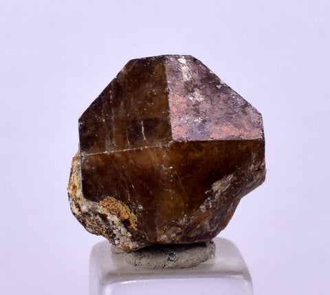 1.4cm GARNET GROSSULAR HESSONITE Dodecahedron Crystals Peur Mineral Specimen G251