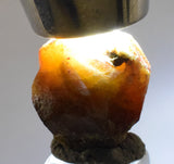 1.4cm GARNET GROSSULAR HESSONITE Dodecahedron Crystals Peur Mineral Specimen G251
