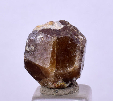 1.3cm GARNET GROSSULAR HESSONITE Dodecahedron Crystals Peur Mineral Specimen G252