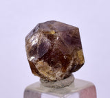 1.2cm GARNET GROSSULAR HESSONITE Dodecahedron Crystals Peur Mineral Specimen G253