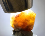 1.2cm GARNET GROSSULAR HESSONITE Dodecahedron Crystals Peur Mineral Specimen G253