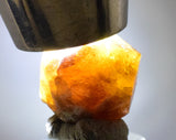 1.2cm GARNET GROSSULAR HESSONITE Dodecahedron Crystals Peur Mineral Specimen G253
