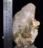 14cms CALCITE  CRYSTALS Quartz Peru Mineral Specimen Collector G254