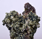 5.3cms AXINITE EPIDOTE QUARTZ Crystals Cluster Prehnite Peru Mineral Specimen Collectors AZ580