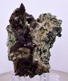 5.3cms AXINITE EPIDOTE QUARTZ Crystals Cluster Prehnite Peru Mineral Specimen Collectors AZ580