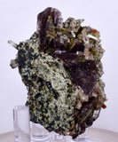 5.3cms AXINITE EPIDOTE QUARTZ Crystals Cluster Prehnite Peru Mineral Specimen Collectors AZ580