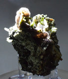 5.3cms AXINITE EPIDOTE QUARTZ Crystals Cluster Prehnite Peru Mineral Specimen Collectors AZ580
