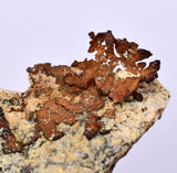 6.1cms NATIVE COPPER PERU Crystal Iron New Find Some Fine Iridescent Wire Cluster Mineral Specimen I218