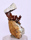 3.4cms NATIVE COPPER PERU Crystal Iron New Find Some Fine Iridescent Wire Cluster Mineral Specimen I219