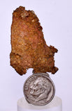4.1cms NATIVE COPPER PERU Crystal Iron New Find Some Fine Iridescent Wire Cluster Mineral Specimen I222