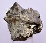 5.1cms PYRITE OCTAHEDRAL PERU Shiny Crystals Mineral Specimen Peru Collector M241