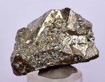 3.9cms PYRITE OCTAHEDRAL PERU Shiny Crystals Mineral Specimen Peru Collector M242