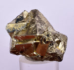 3.9cms PYRITE OCTAHEDRAL PERU Shiny Crystals Mineral Specimen Peru Collector M242
