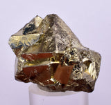 3.9cms PYRITE OCTAHEDRAL PERU Shiny Crystals Mineral Specimen Peru Collector M242