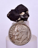 1.8cm ALABANDITE CRYSTALS  Peru Gem Sharp Bright Uchuchaccua Mine Mineral Specimen H334