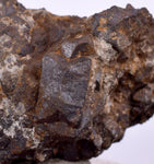 3.2cm ALABANDITE CRYSTALS  Peru Gem Sharp Bright Uchuchaccua Mine Mineral Specimen H337