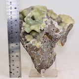 15cms GEM SILICA CHRYSOCOLLA Druzy Quartz Stalactites Lily Mine Peru Mineral Specimen D270
