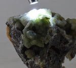 15cms GEM SILICA CHRYSOCOLLA Druzy Quartz Stalactites Lily Mine Peru Mineral Specimen D270