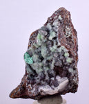 7.5cms GEM SILICA CHRYSOCOLLA Druzy Quartz Stalactites Lily Mine Peru Mineral Specimen D272