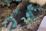 7.3cms GEM SILICA CHRYSOCOLLA Druzy Quartz Stalactites Peru Mineral Specimen D274