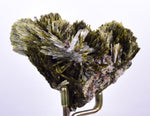 7.9cms AXINITE QUARTZ CRYSTALS Epidote Cluster Prehnite Peru Mineral Specimen Collectors AZ585