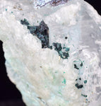 6.6cms ATACAMITE INSIDE SELENITE Crystals  Peru Chrysocolla Calcite Gypsum Premium Mineral Specimen T428