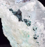 6.6cms ATACAMITE INSIDE SELENITE Crystals  Peru Chrysocolla Calcite Gypsum Premium Mineral Specimen T428