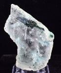 6.6cms ATACAMITE INSIDE SELENITE Crystals  Peru Chrysocolla Calcite Gypsum Premium Mineral Specimen T428