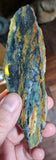 118grs BLUE OPAL SLAB Peru Scenic Quality Translucent Jewelry Collector O760
