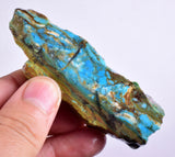 47grs BLUE OPAL SLAB Peru Scenic Quality Jewelry Collector O762