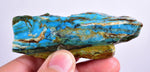 47grs BLUE OPAL SLAB Peru Scenic Quality Jewelry Collector O762