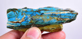 47grs BLUE OPAL SLAB Peru Scenic Quality Jewelry Collector O762