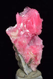 3.1cms PINK RHODONITE CRYSTALS Quartz Pyrite Miniature Peru Bright Chiurucu Mine Mineral Specimen R465