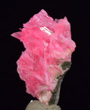 3.1cms PINK RHODONITE CRYSTALS Quartz Pyrite Miniature Peru Bright Chiurucu Mine Mineral Specimen R465