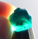 7carats GEM SILICA CHRYSOCOLLA Chalcedony Peru High Yield New Find Rough Sky Blue Translucent Rare Mineral Specimen S115