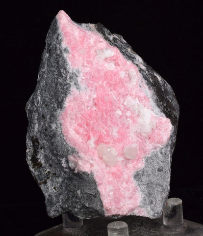 8cms RHODOCHROSITE ROSETTE PERU Pink Crystals Huanzala Mine Mineral R667