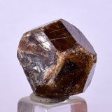 1.6cm GARNET GROSSULAR HESSONITE Dodecahedron Crystals Peur Mineral Specimen G249