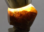 1.6cm GARNET GROSSULAR HESSONITE Dodecahedron Crystals Peur Mineral Specimen G249