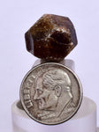 1.3cm GARNET GROSSULAR HESSONITE Dodecahedron Crystals Peur Mineral Specimen G250